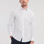 Men's Long Sleeve Easy Care Fitted Shirt