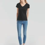 Lady-fit Valueweight V-neck T (61-398-0)