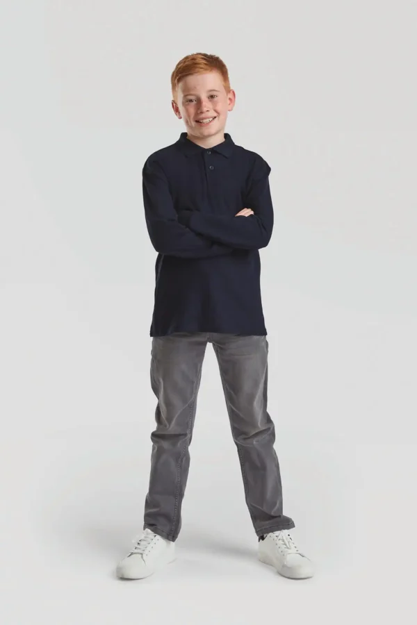 65/35 Polo met lange mouwen