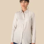 Linnen damesblouse