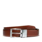 Leren riem met gesp