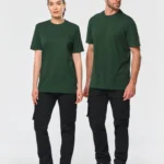 Ecologisch uniseks T-shirt met korte mouwen