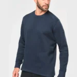 Sweater ingezette mouwen