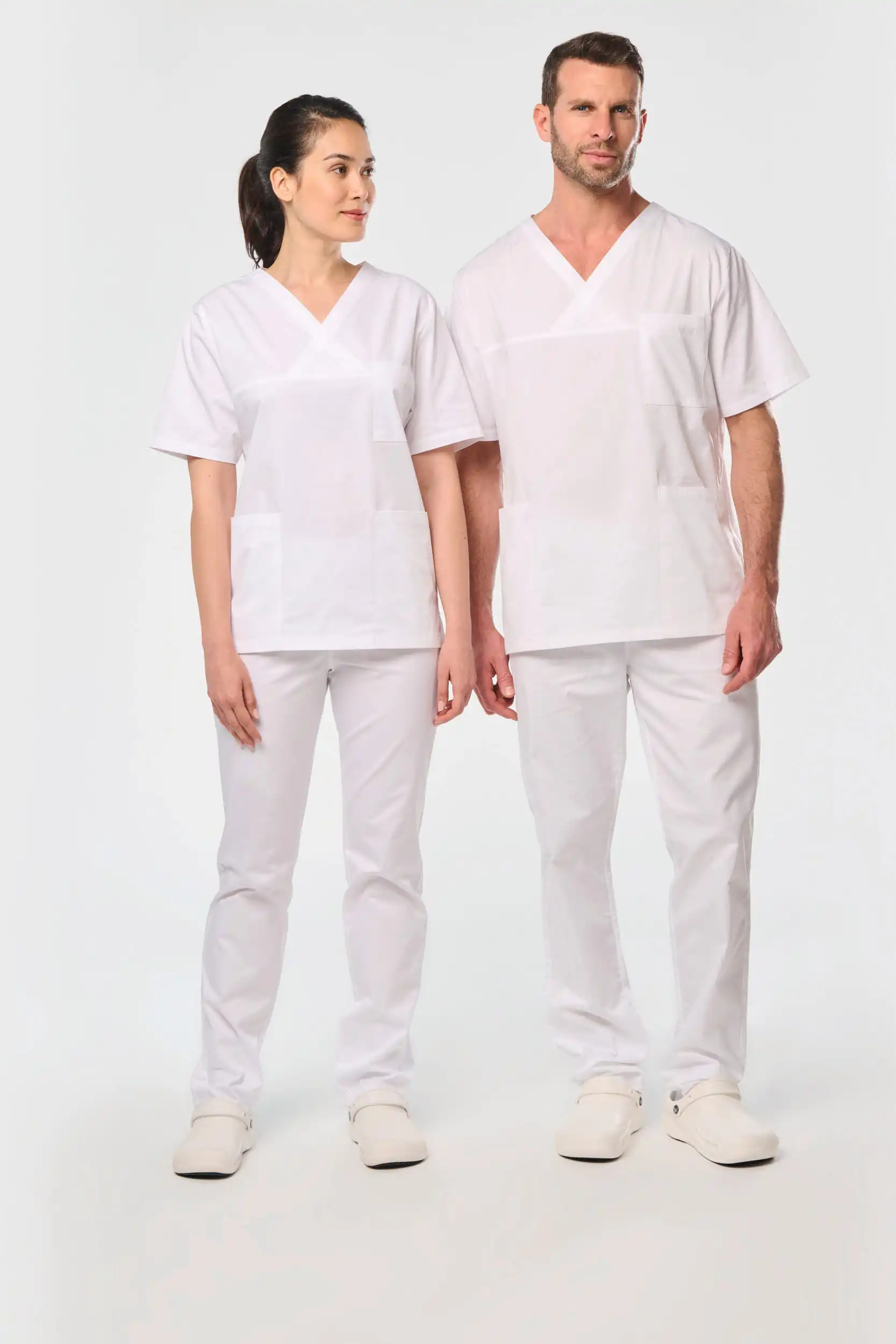 Katoenen unisex tuniek met korte mouwen