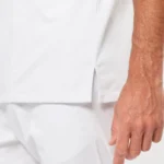 Unisex tuniek met korte mouwen van polykatoen
