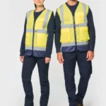 Gerecycled HI-VIS VEILIGHEIDSHESJE met rits