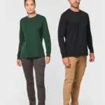 Unisex katoenen stretchbroek