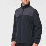 Fleecevest met afneembare mouwen heren