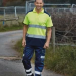 Tweekleurige veiligheidspolo