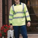 High Visibility polo lange mouwen