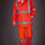 Ademende regenjasj Hi-Vis Soft Flex