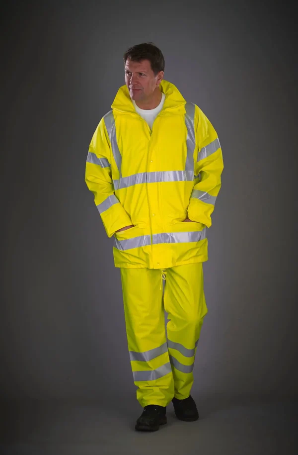 Ademende regenbroek Hi-Vis Soft Flex