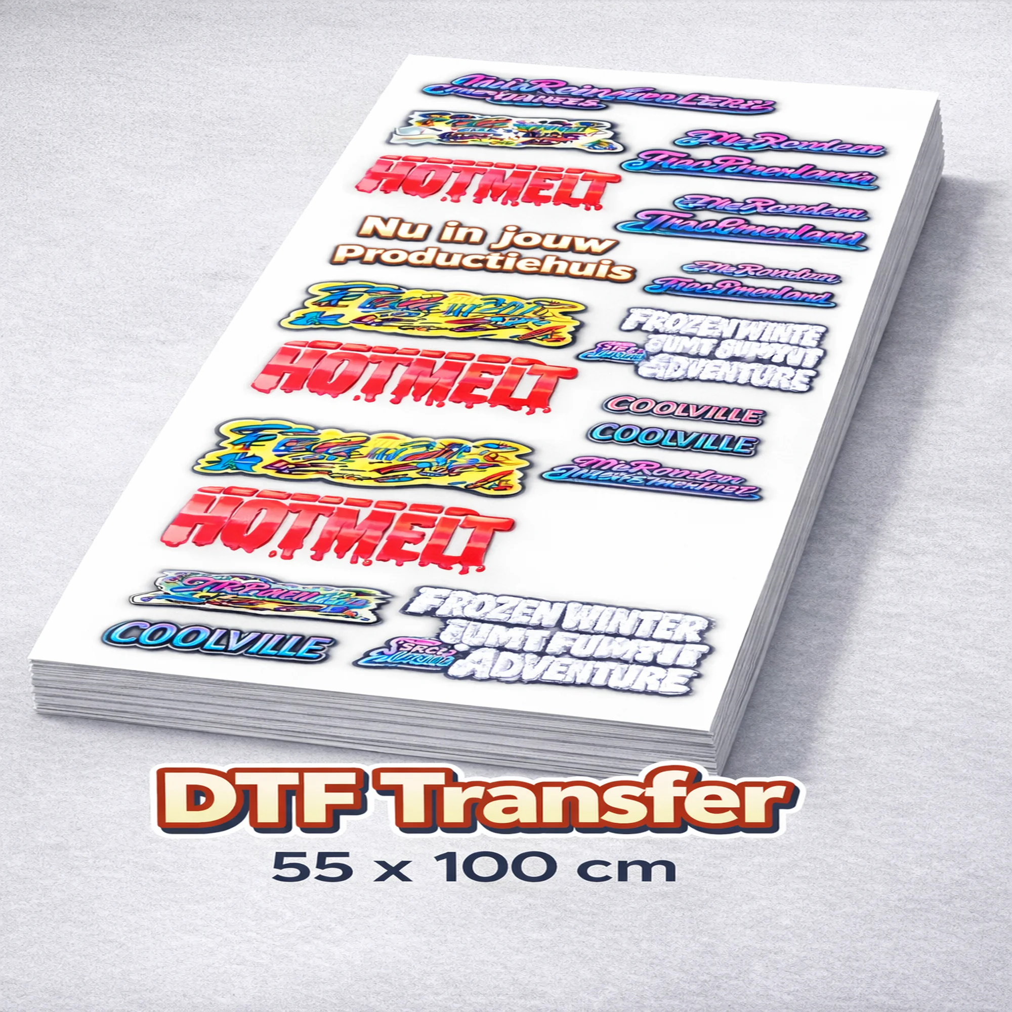 dtf transfer 55x100