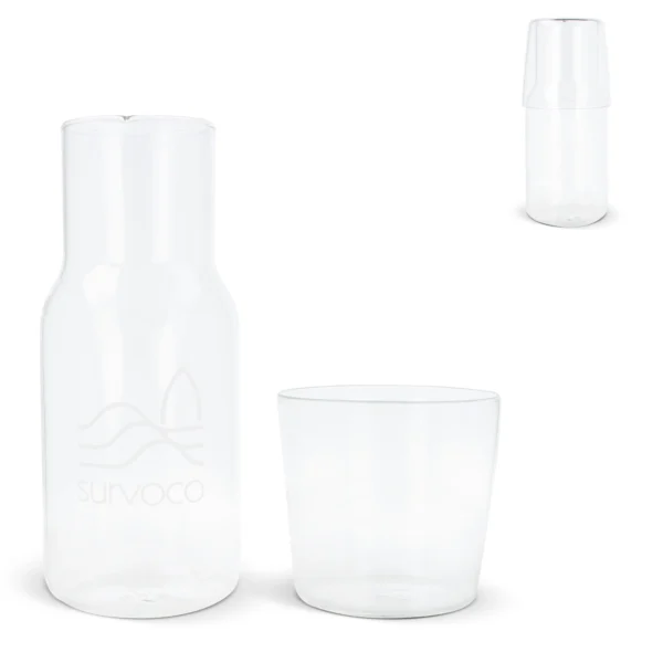 Caraffe 550ml en drinkglas 250ml set