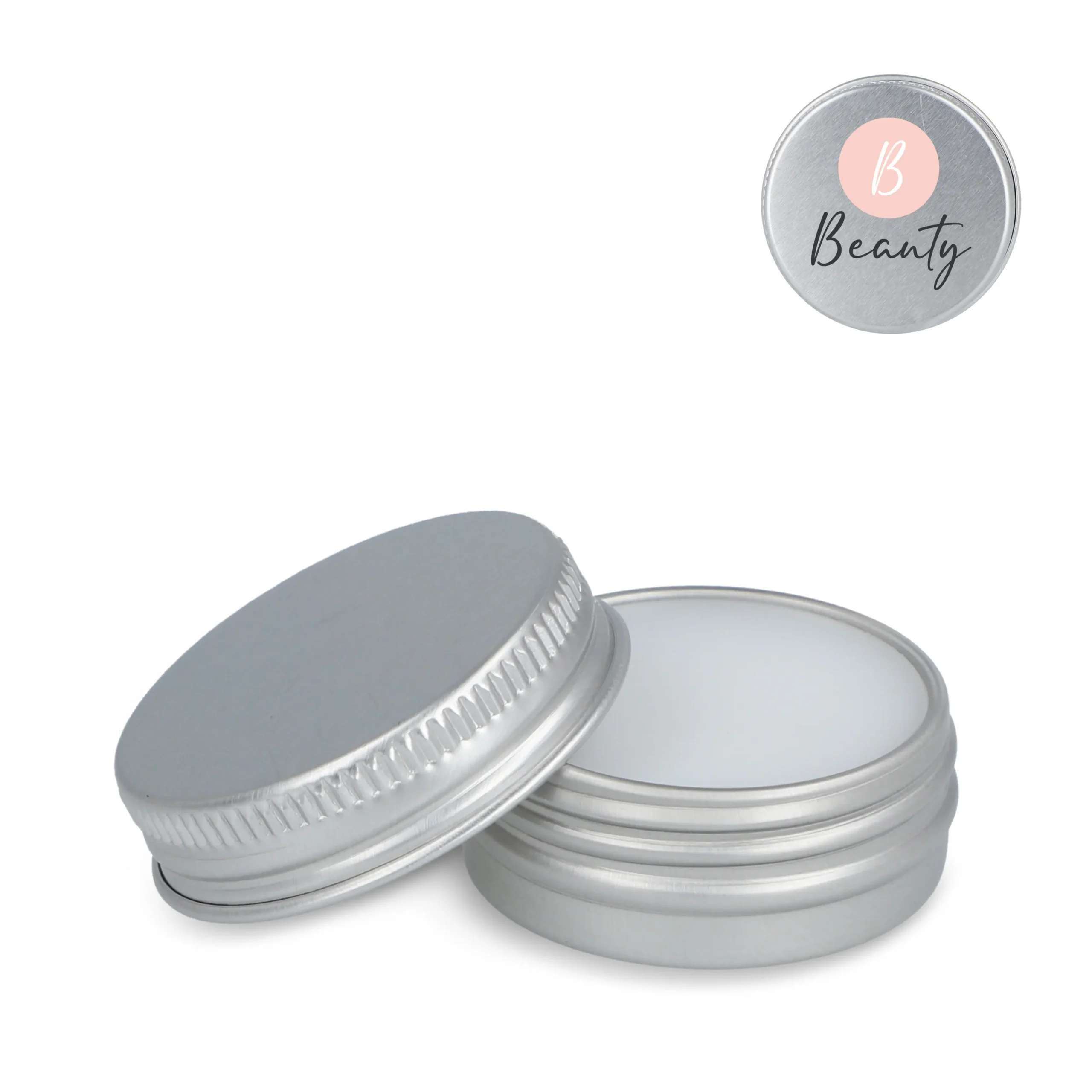 Lipbalm rond gerecycled aluminium blikje