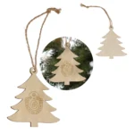 Houten kerstornament kerstboom