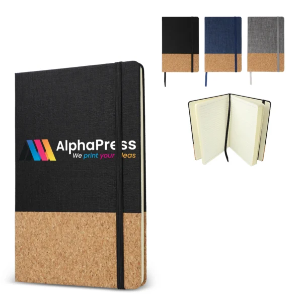Notitieboek R-PET kurk A5