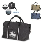 Gerecycled katoenen canvas weekendtas Harper