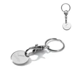 Sleutelhanger winkelwagenmuntje