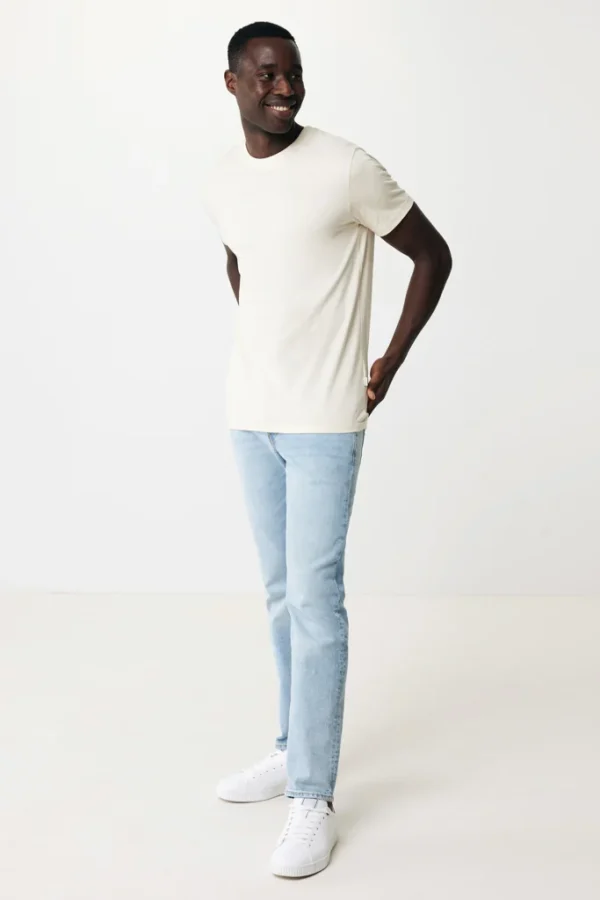 Gerecycled katoen t-shirt ongeverfd - Manuel