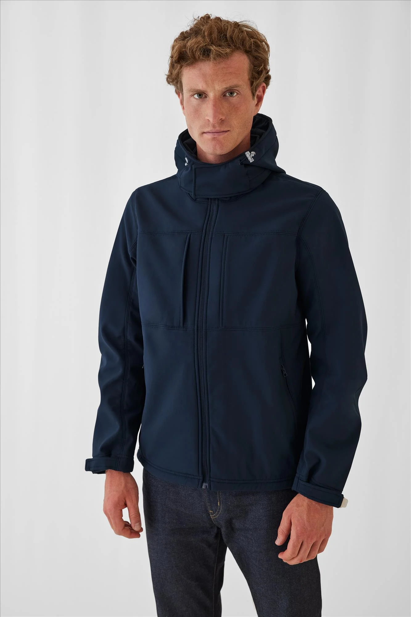 B&C Hooded Softshell Men - Afbeelding 2