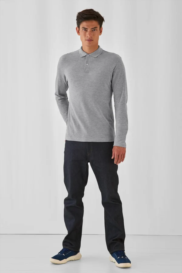 B&C ID.001 LSL Polo Men