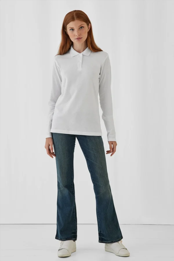 B&C ID.001 LSL Polo Women