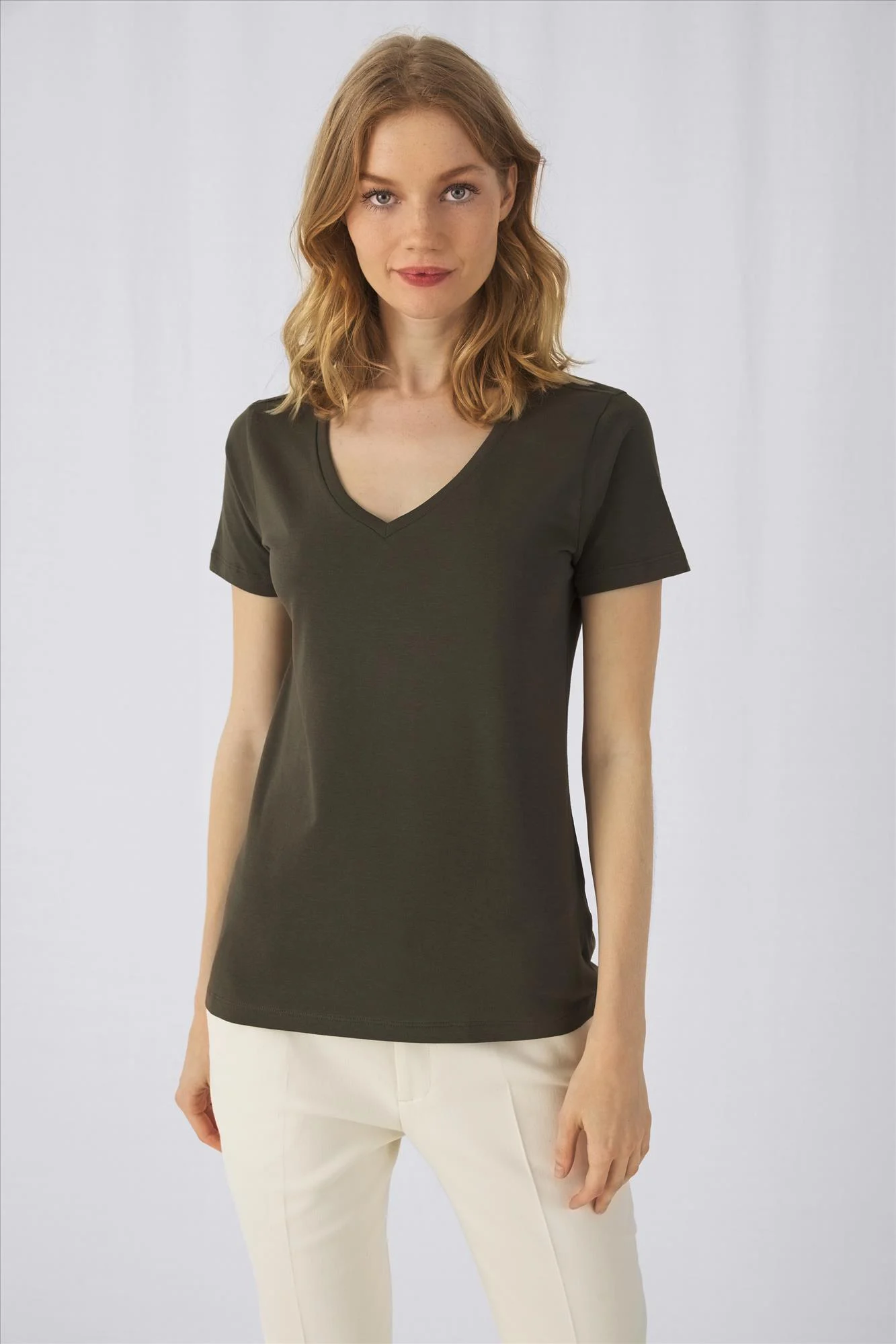 B&C Inspire V-neck T Women_°