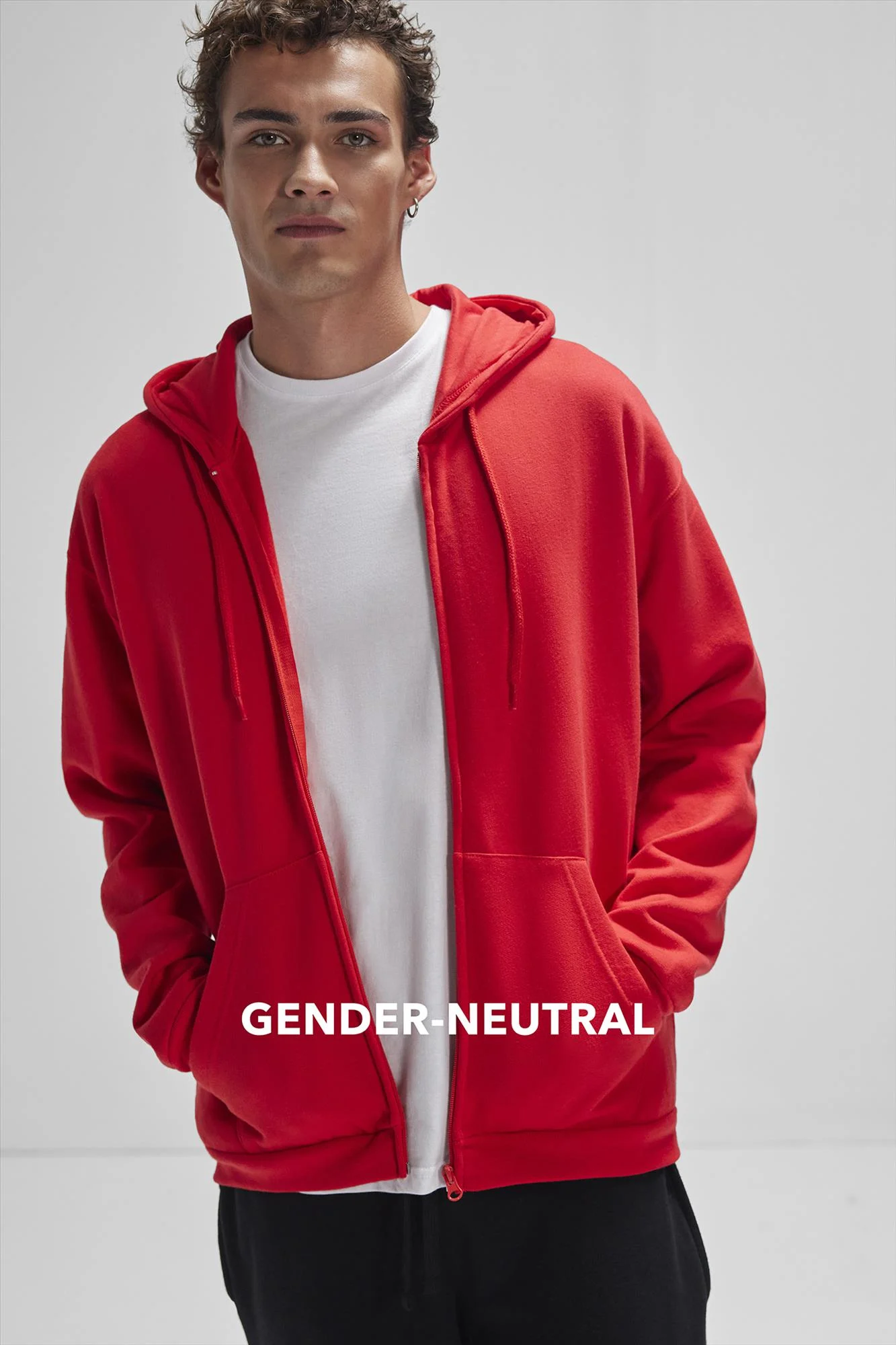B&C ID.224 Zip Hood - Afbeelding 2