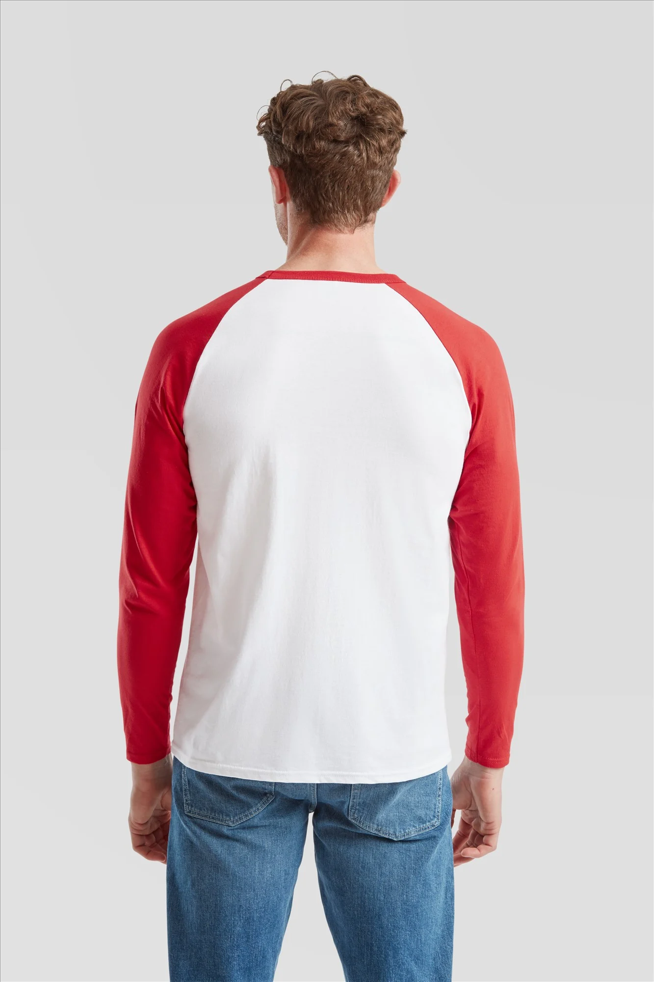 Fruit of the Loom Valueweight LSL Baseball T - Afbeelding 3