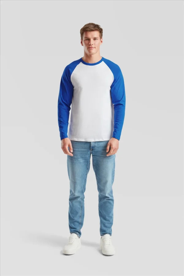 Fruit of the Loom Valueweight LSL Baseball T