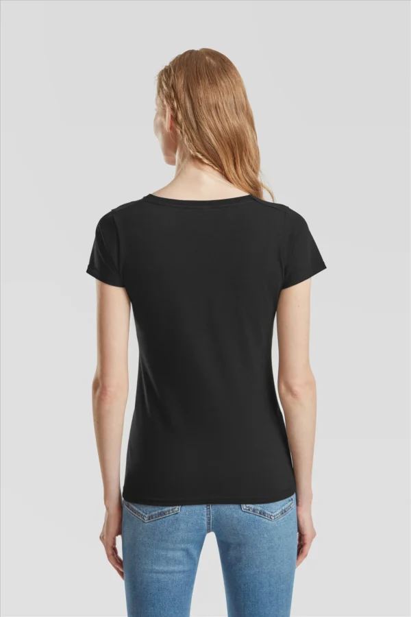 Fruit of the Loom Lady-Fit Valueweight V-neck T