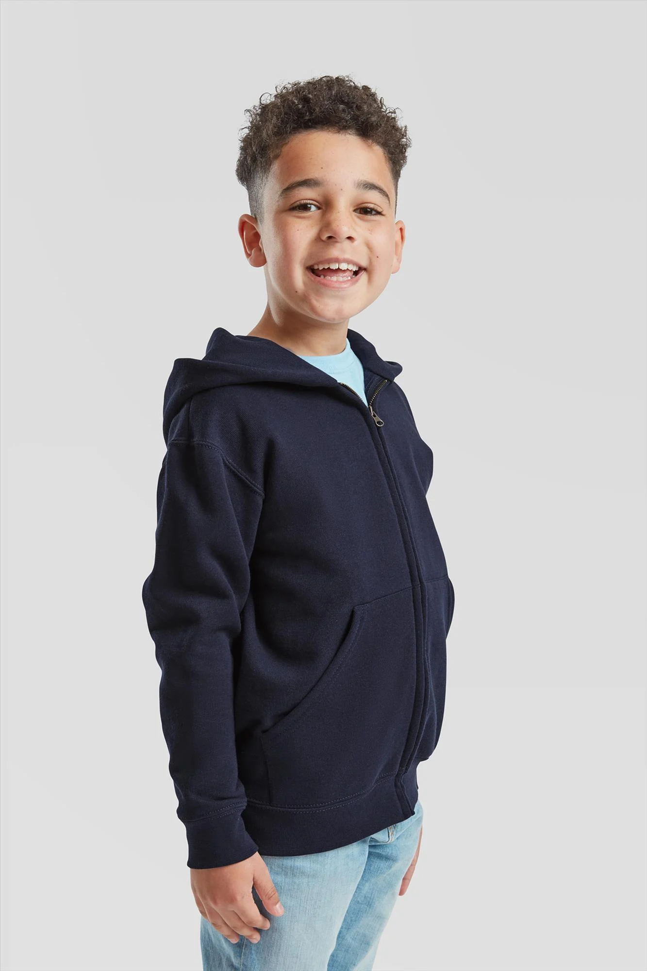 Fruit of the Loom Kids Classic Hooded Sweat Jacket