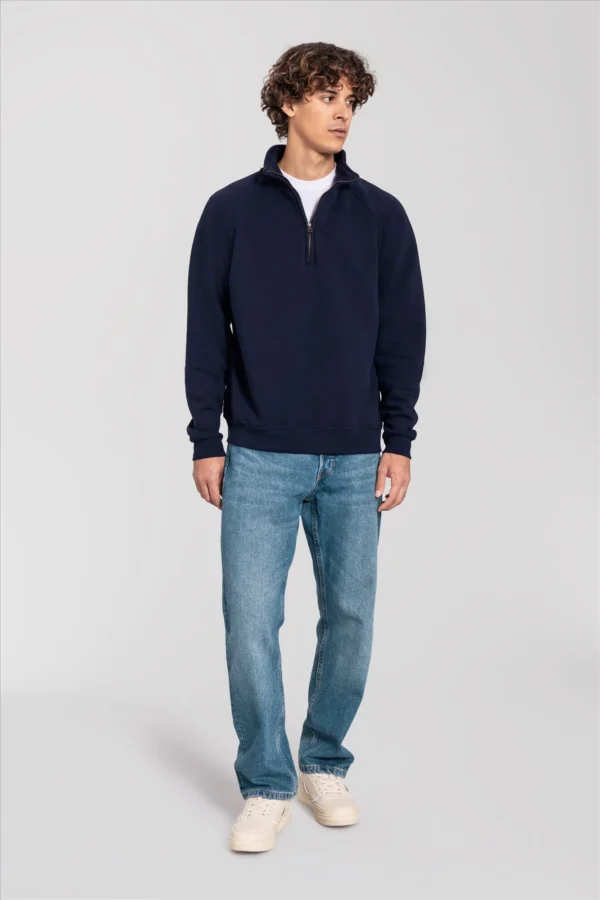 Fruit of the Loom Iconic Premium Zip Neck Sweat