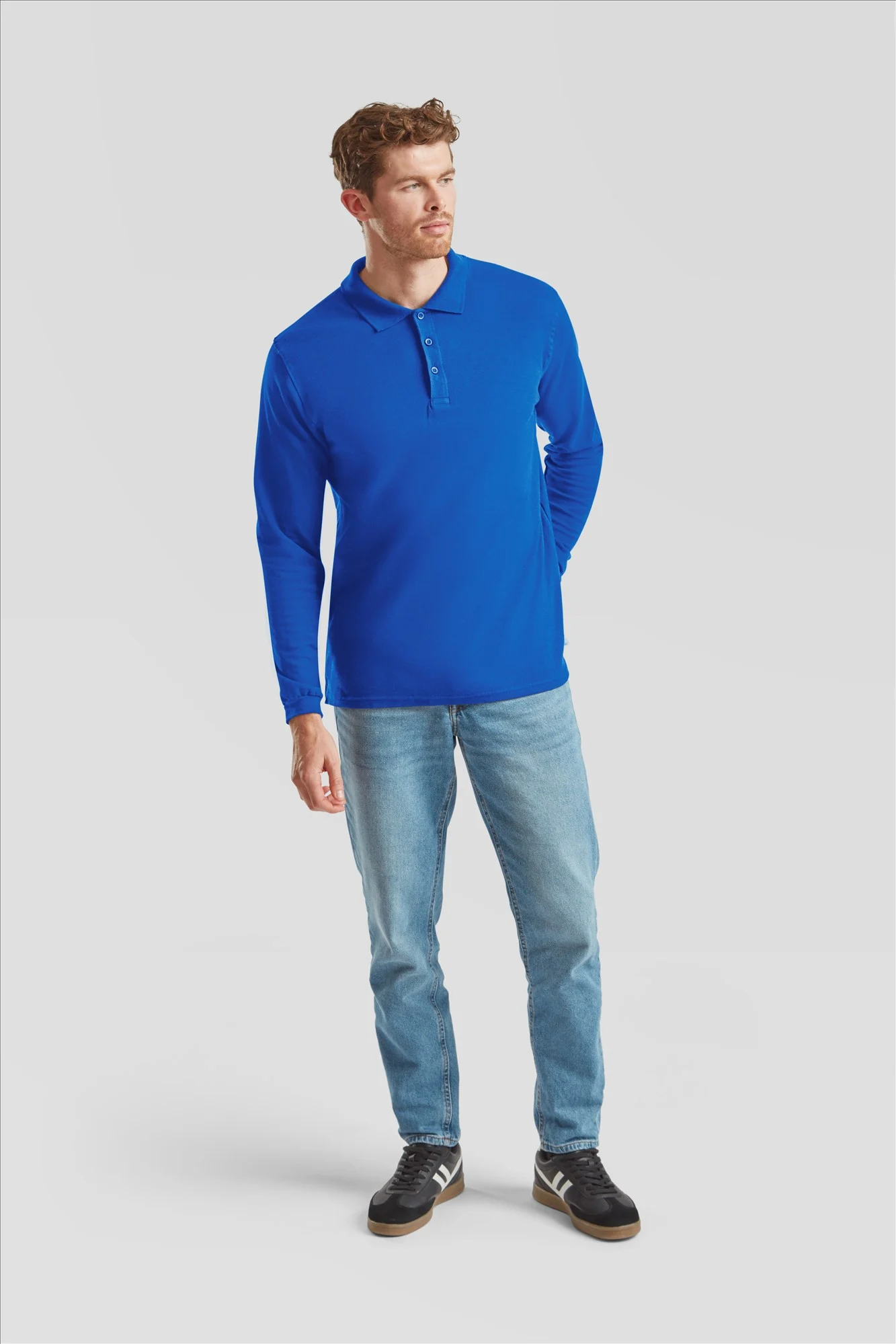 Fruit of the Loom Premium Polo Longsleeve