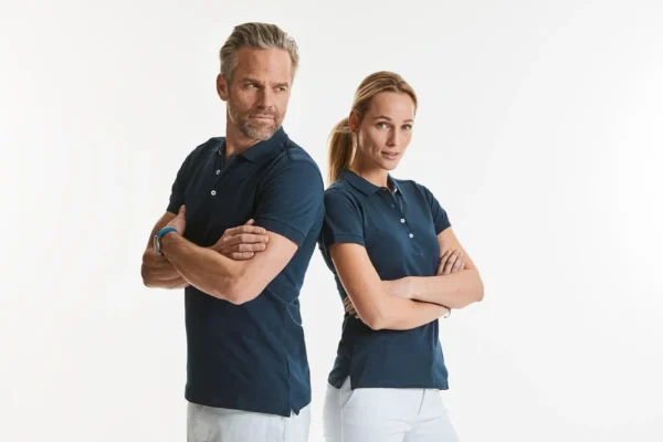 Russell Ladies Fitted Stretch Polo