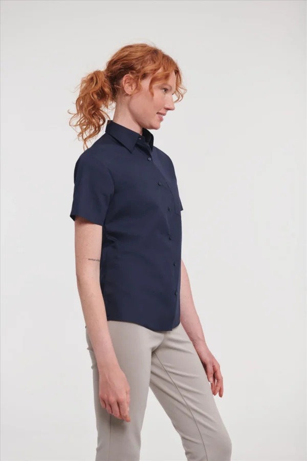 Russell Ladies SS Clas. Polycotton Poplin Shirt