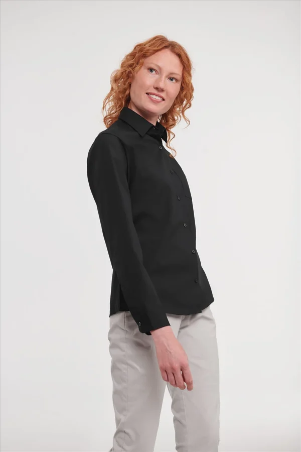 Russell Ladies LSL Classic Pure Cotton Poplin Shirt