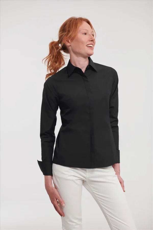 Russell Ladies LSL Fitted Ultimate Stretch Shirt