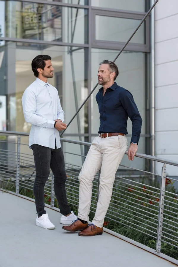 Russell Men LSL Fitted Ultimate Stretch Shirt