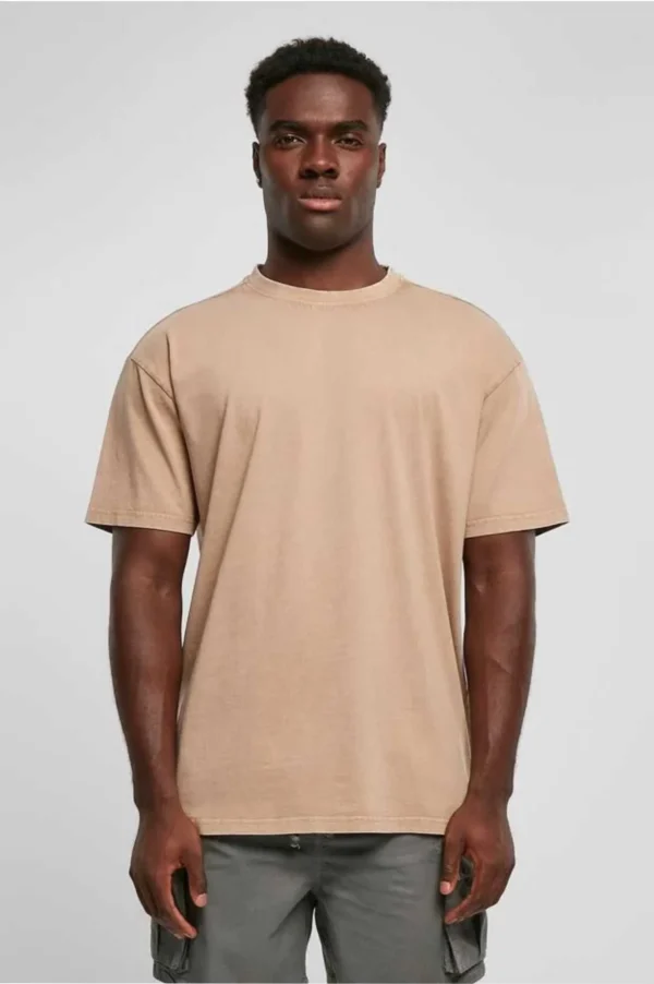 Acid washed heavy oversize tee