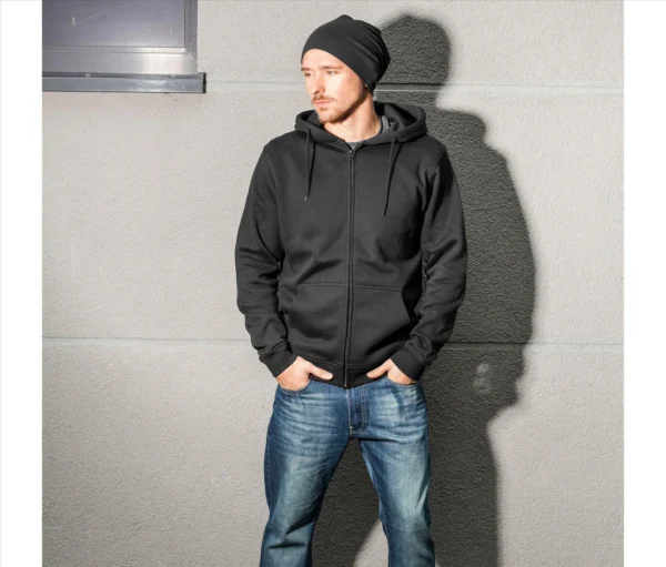 Heavy zip hoody