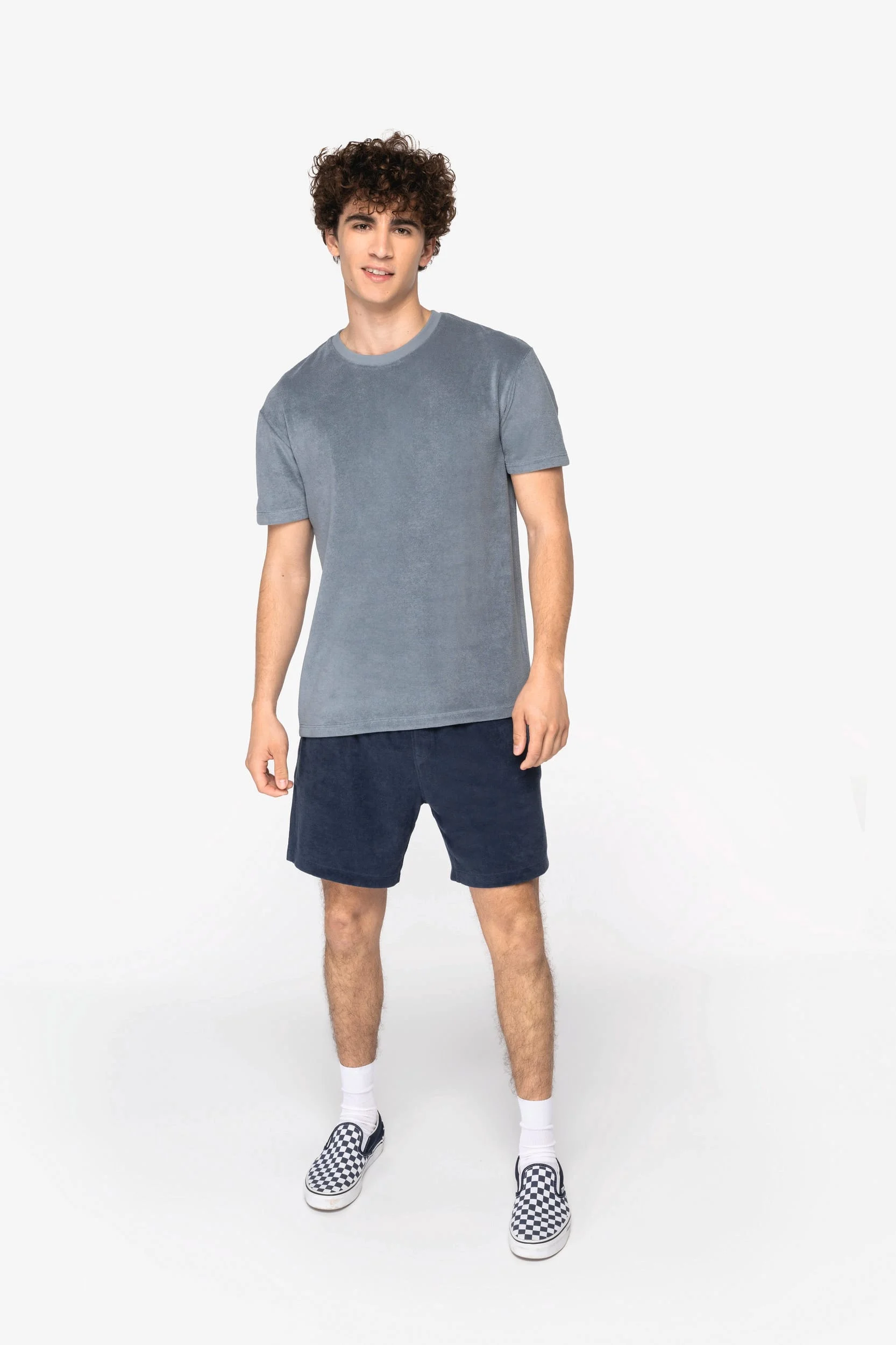 Ecologisch badstof herenshirt - Afbeelding 2