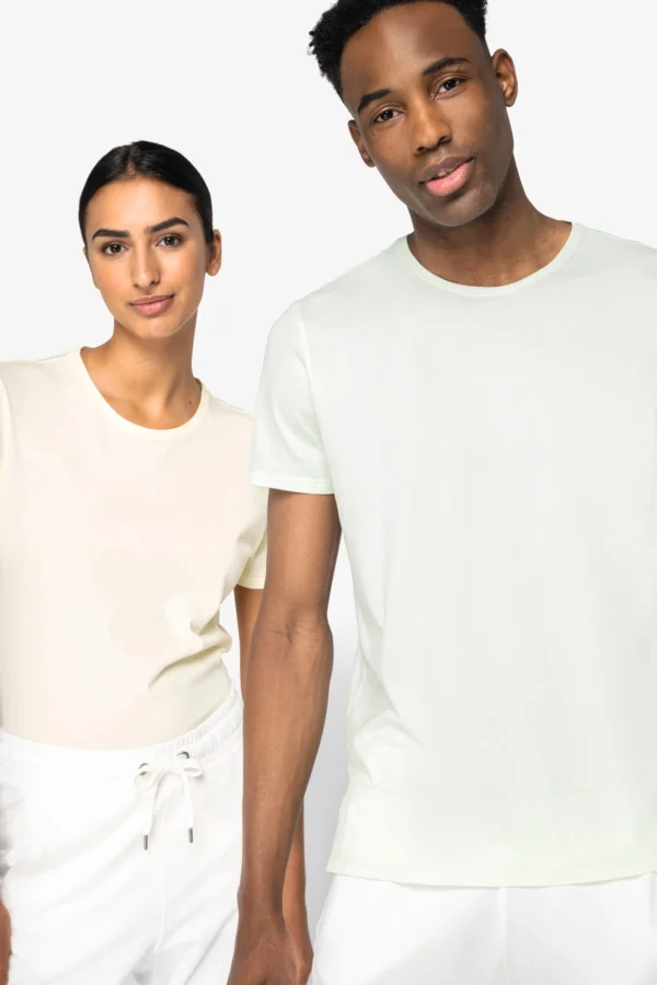 Ecologisch verwassen uniseks T-shirt