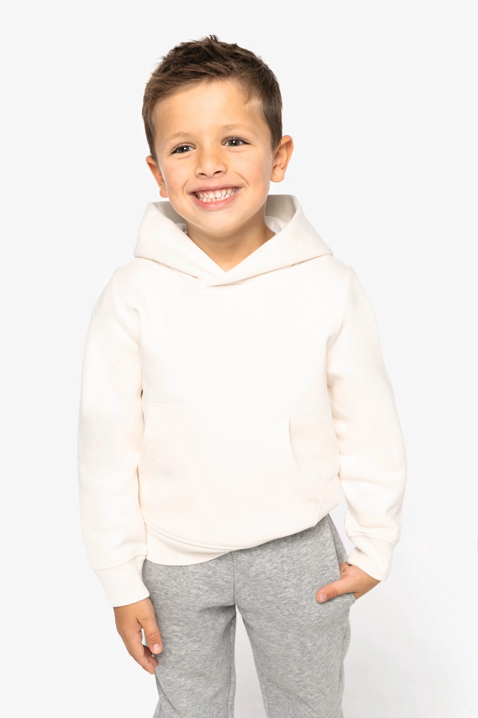Ecologische kindersweater met capuchon - Afbeelding 3