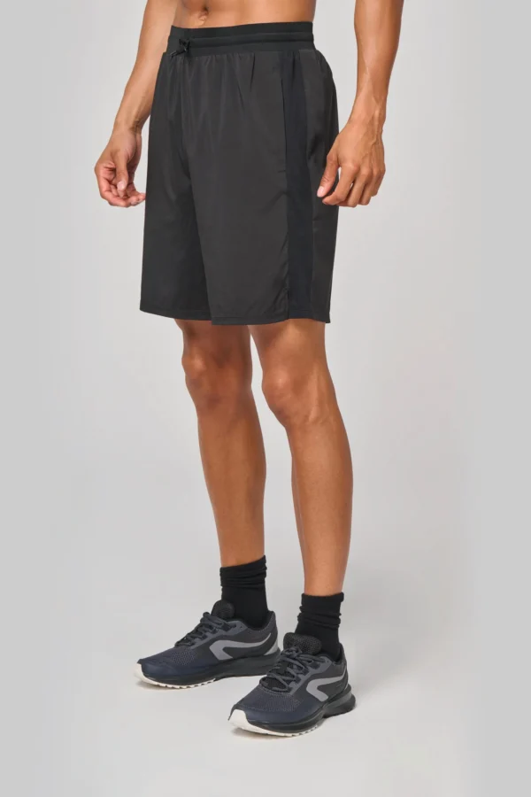 2-in-1 duurzame shorty met ingewerkte ondershort