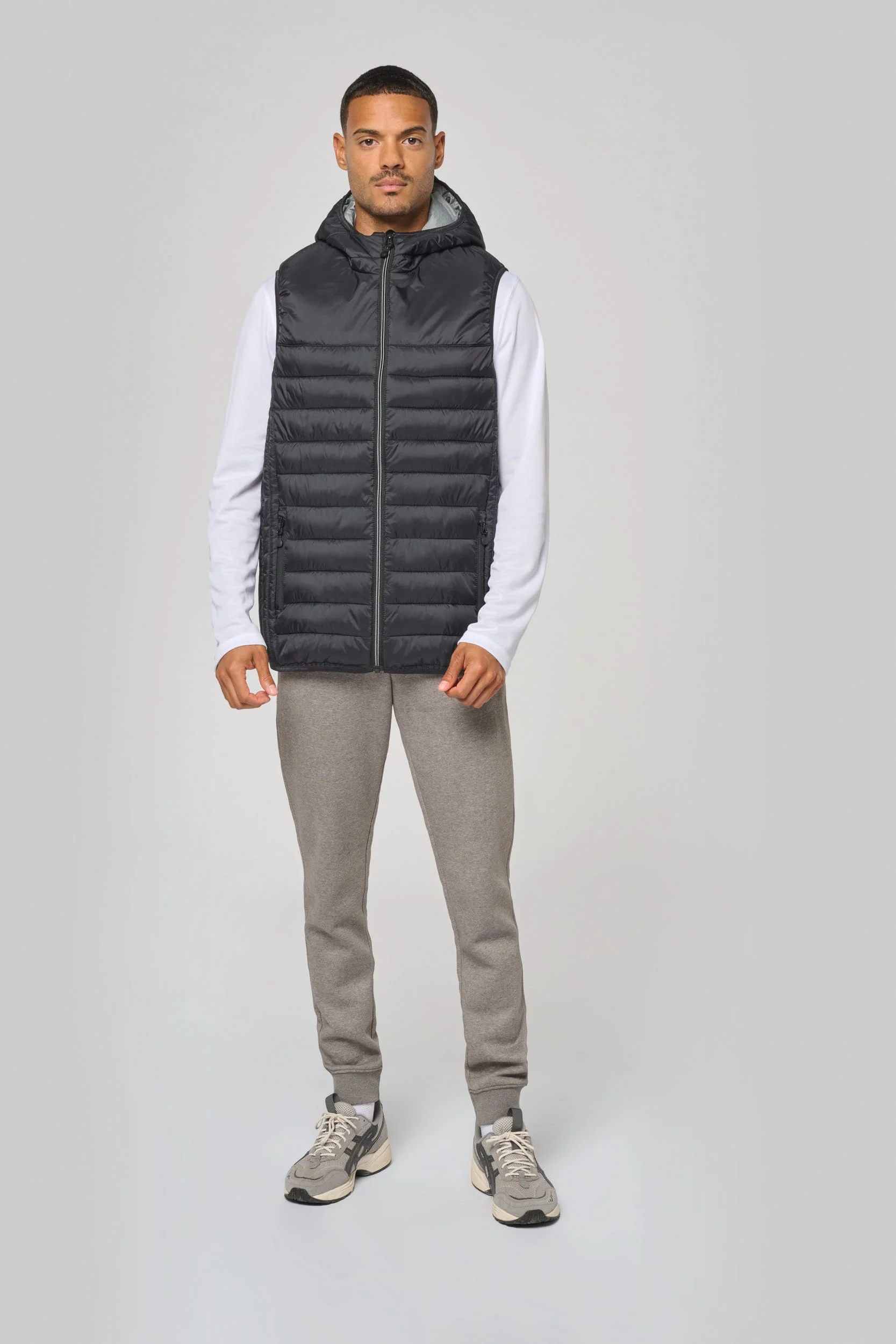 Bodywarmer met capuchon volwassene - Afbeelding 4