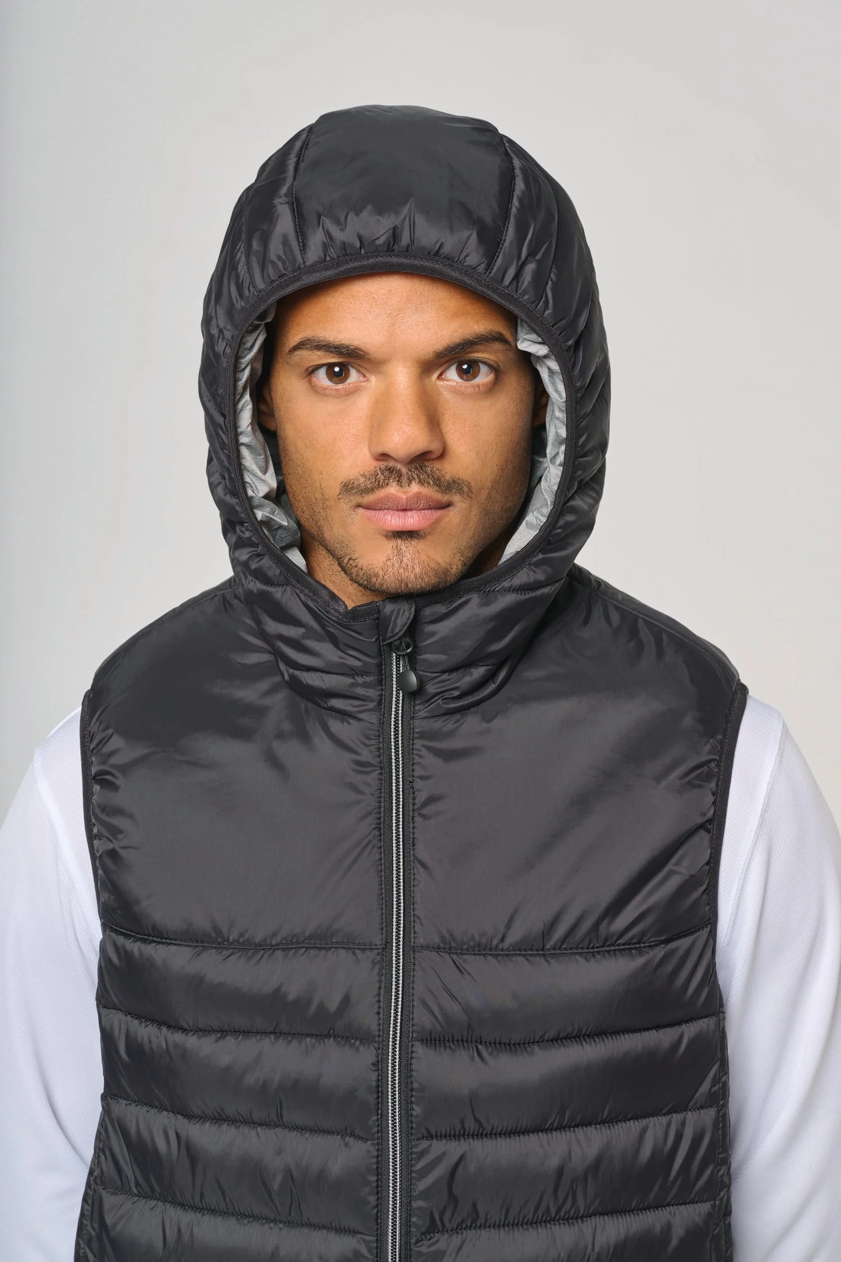 Bodywarmer met capuchon volwassene - Afbeelding 9