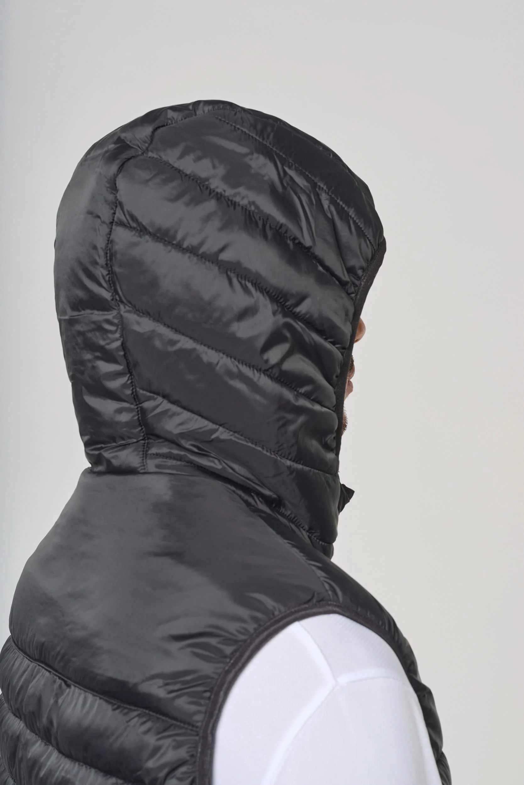 Bodywarmer met capuchon volwassene - Afbeelding 10