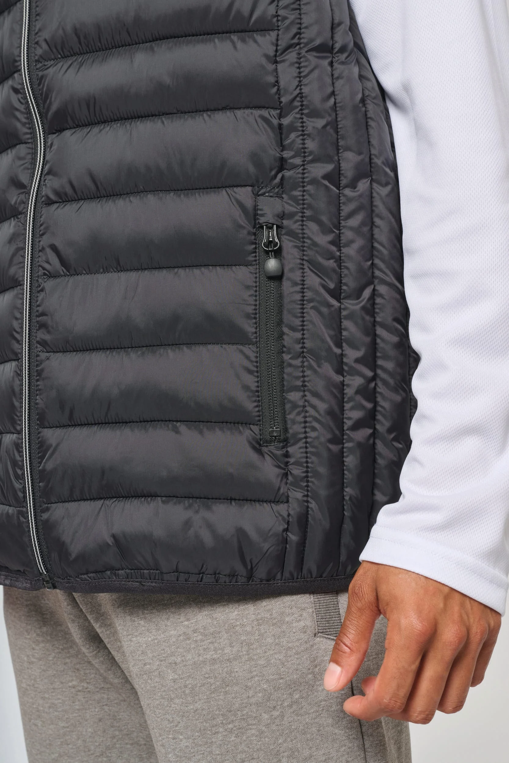 Bodywarmer met capuchon volwassene - Afbeelding 12